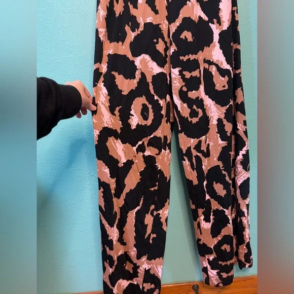 DIANE VON FURSTENBERG leopard cheetah jumpsuit halter neck - Picture 3 of 6